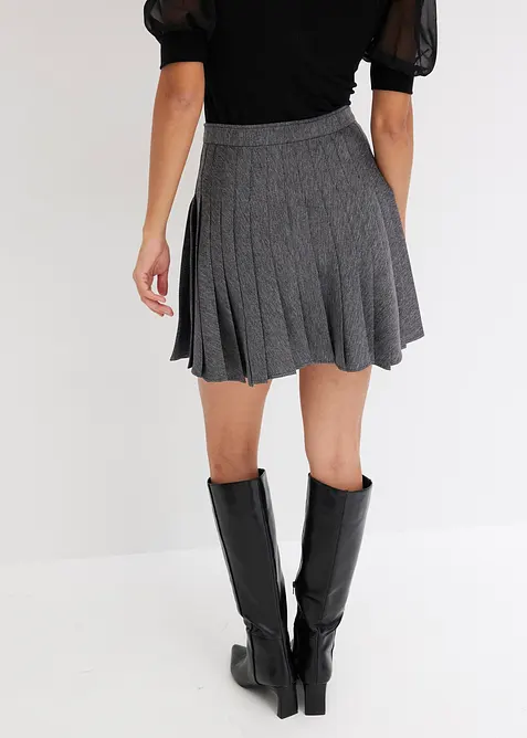 Minigonna plissettata, bonprix