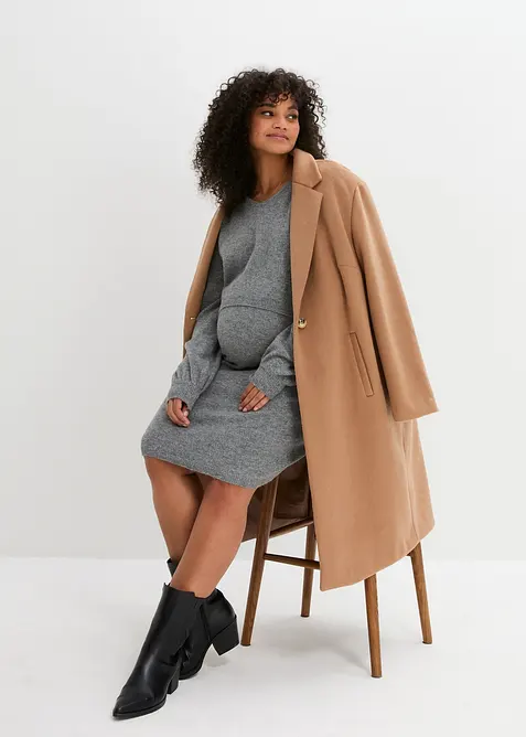 Completo pr&eacute;maman in maglia (maglione e gonna), bonprix