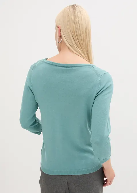 Maglione in filato fine misto viscosa, bonprix