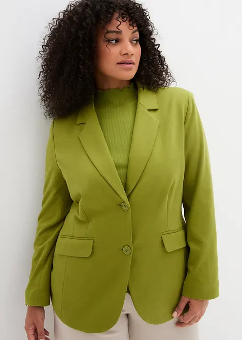 Blazer in jersey di cotone, bonprix