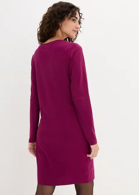 Abito in jersey aderente (pacco da 2), bonprix