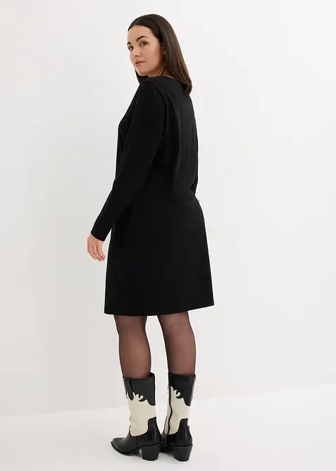 Abito in jersey aderente (pacco da 2), bonprix