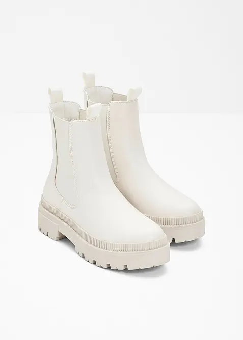 Stivaletti chelsea con suola profilata, bonprix