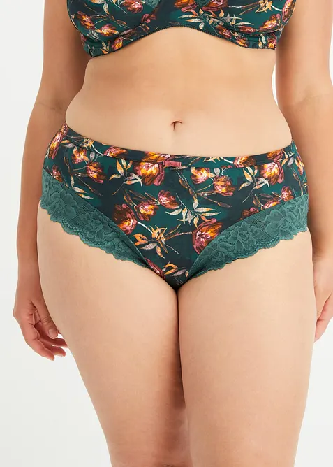 Slip alto con pizzo delicato (pacco da 2), bonprix