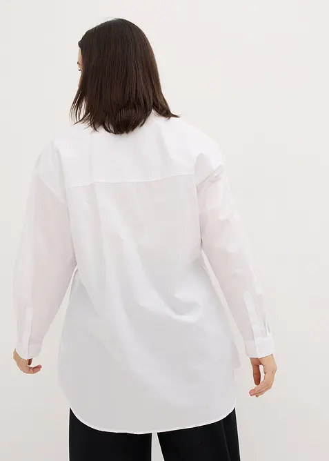 Camicetta asimmetrica in puro cotone, bonprix