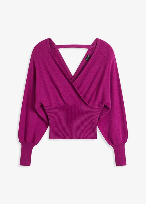 Maglione in misto viscosa fluente, bonprix
