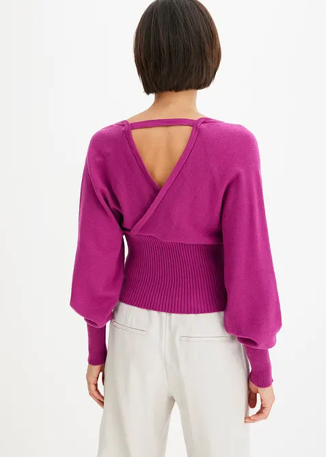 Maglione in misto viscosa fluente, bonprix