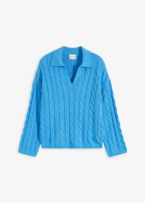 Maglione oversize in misto cachemire morbido, bonprix