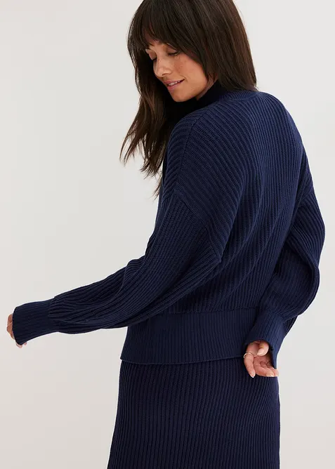 Maglione oversize in puro cotone, bonprix