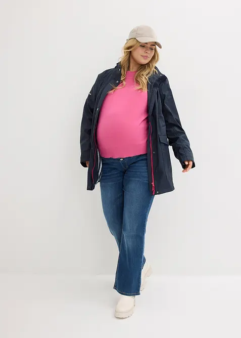 Giacca antipioggia prémaman 3 in 1 con inserto babywearing, bonprix