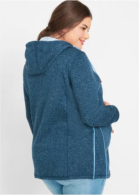 Giacca prémaman in pile con inserto babywearing, bonprix