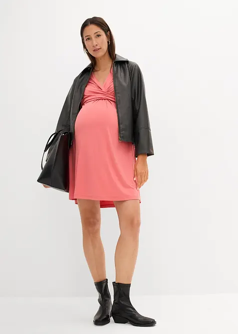 Abito prémaman / da allattamento 2 in 1 in viscosa elasticizzata, bonprix