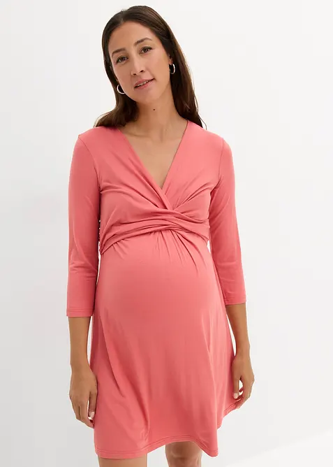 Abito prémaman / da allattamento 2 in 1 in viscosa elasticizzata, bonprix