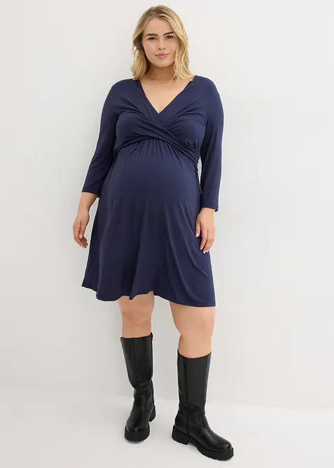 Abito pr&eacute;maman / da allattamento 2 in 1 in viscosa elasticizzata, bonprix