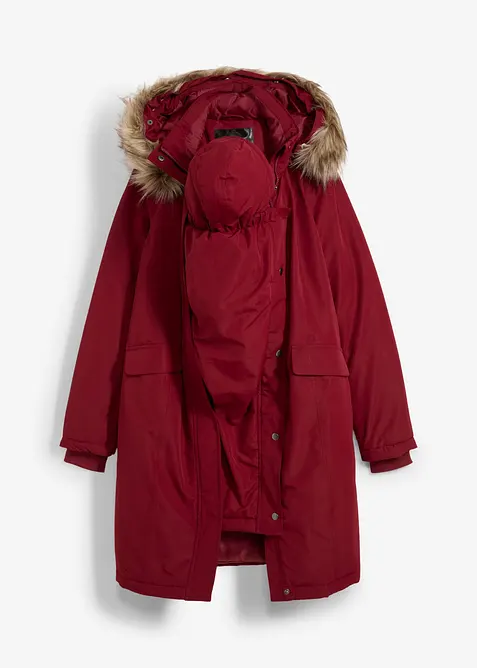 Giubbotto prémaman 3 in 1, antivento e impermeabile con inserto babywearing, bonprix