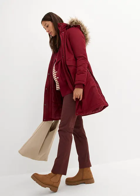 Giubbotto prémaman 3 in 1, antivento e impermeabile con inserto babywearing, bonprix