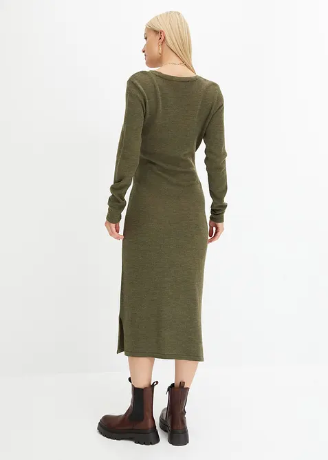 Abito midi in maglia, bonprix