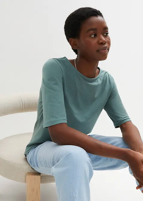 Maglia con scollo a barca, bonprix