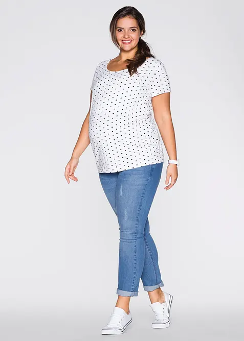 Maglia pr&eacute;maman (pacco da 2) in cotone biologico, bonprix