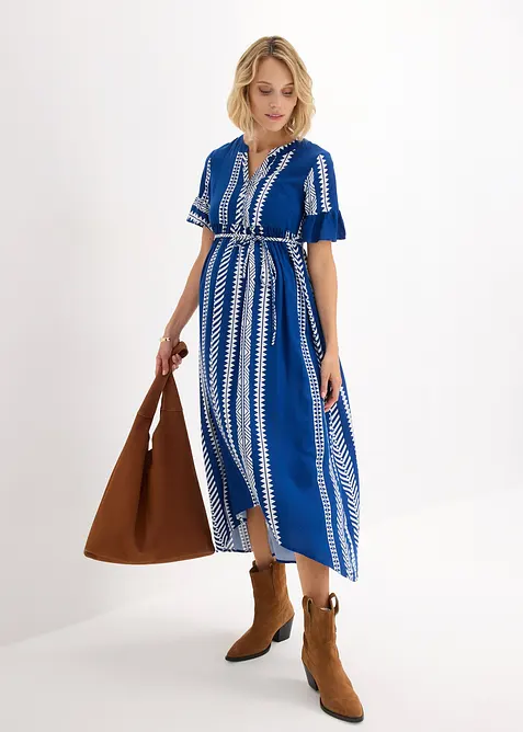 Abito prémaman / da allattamento 2 in 1 in viscosa fluente, bonprix