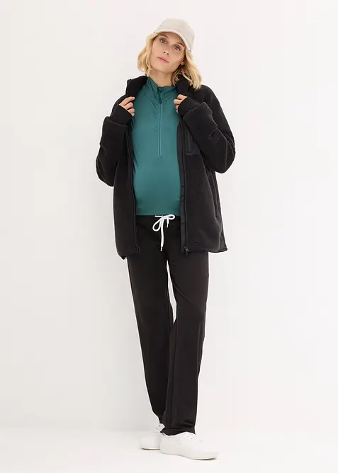 Pantaloni prémaman in felpa (pacco da 2), bonprix
