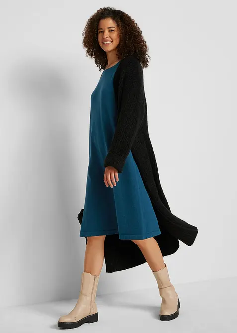 Abito in maglia con cotone riciclato, bonprix