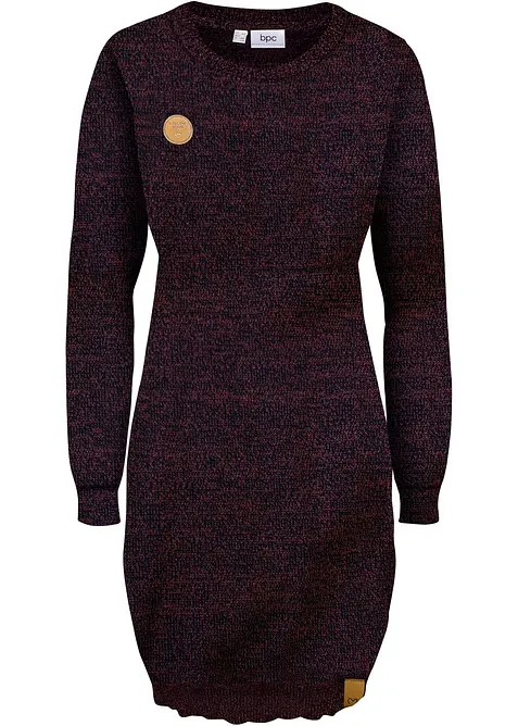 Abito in maglia fine sciancrato, bonprix