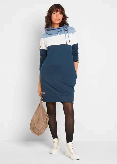 Abito in felpa in puro cotone biologico, bonprix