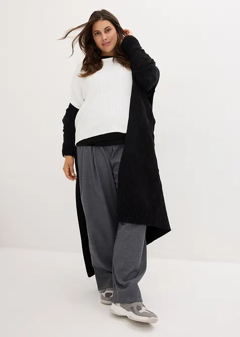 Maglione oversize in ciniglia morbida, bonprix