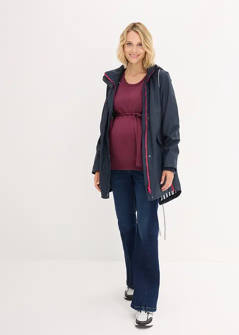 Giacca antipioggia prémaman 3 in 1 con inserto babywearing, bonprix