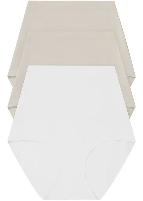 Culotte con effetto modellante medio (pacco da 3), bonprix