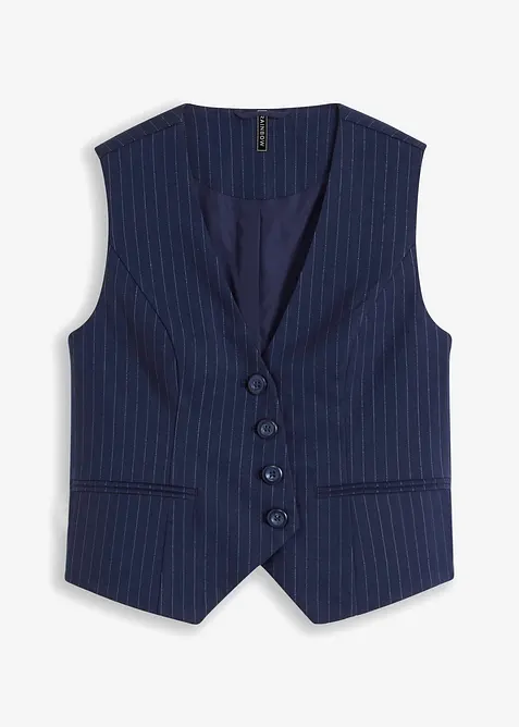 Gilet elegante in misto viscosa, bonprix