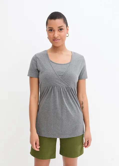 Maglia pr&eacute;maman / da allattamento 2 in 1 (pacco da 2), bonprix