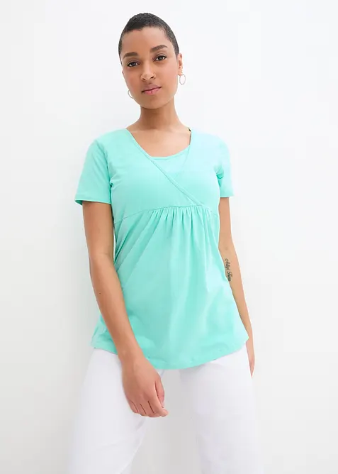 Maglia pr&eacute;maman / da allattamento 2 in 1 (pacco da 2), bonprix