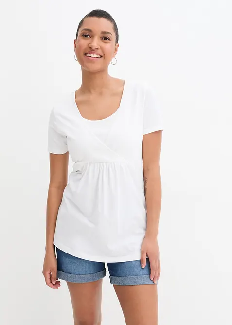 Maglia pr&eacute;maman / da allattamento 2 in 1 (pacco da 2), bonprix