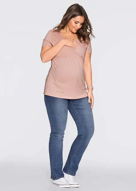 Maglia pr&eacute;maman / da allattamento 2 in 1 (pacco da 2), bonprix