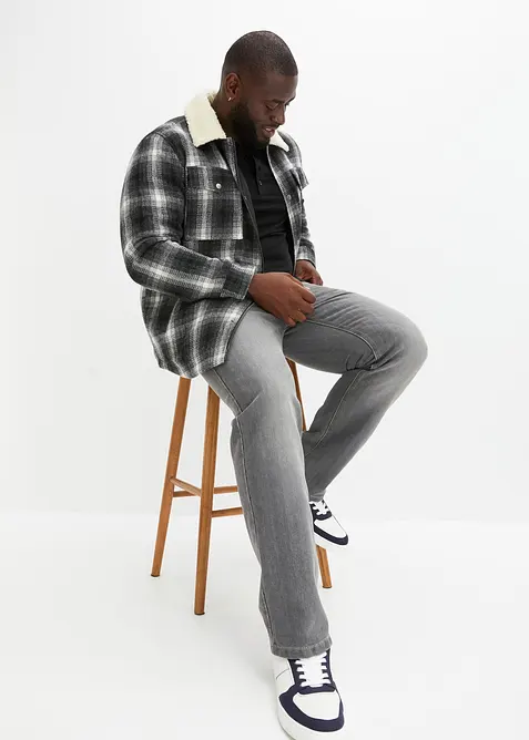 Maglia serafino con taglio comfort (pacco da 2), bonprix