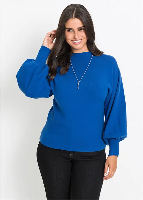 Maglione oversize in misto viscosa, bonprix