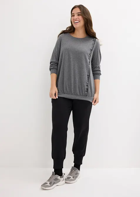 Maglia ampia a maniche lunghe per lo sport, bonprix