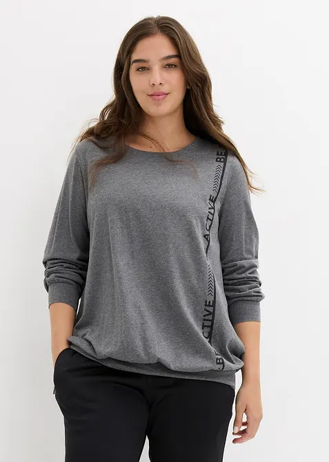 Maglia ampia a maniche lunghe per lo sport, bonprix