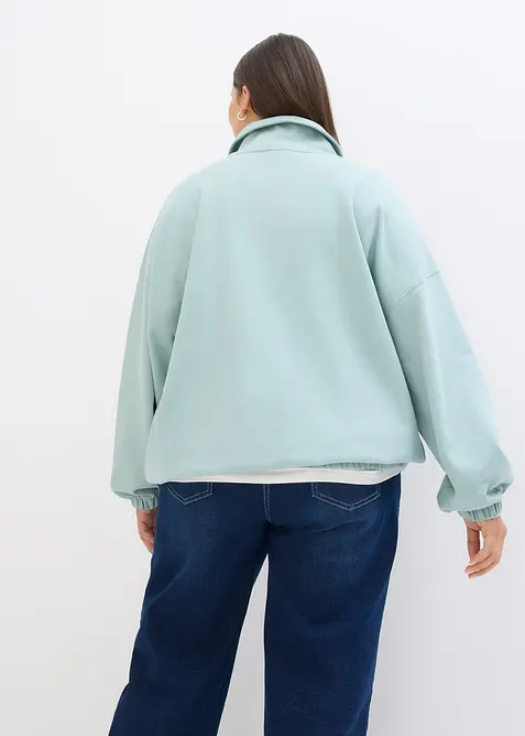 Felpa oversize in cotone biologico, bonprix