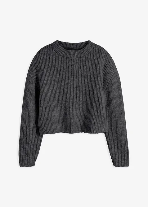 Maglione in morbido filato grosso misto lana, bonprix