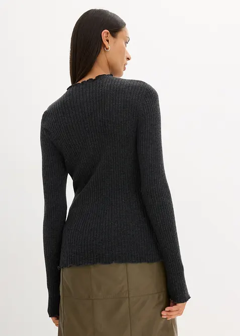 Maglione in finissima lana merino, bonprix