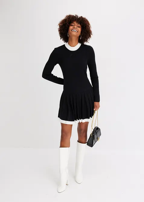 Abito in maglia di misto viscosa, bonprix