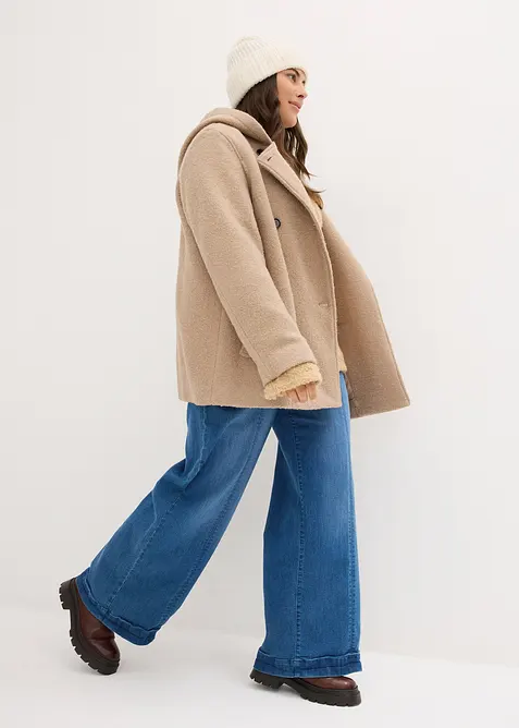 Caban in boucl&eacute; morbido, bonprix