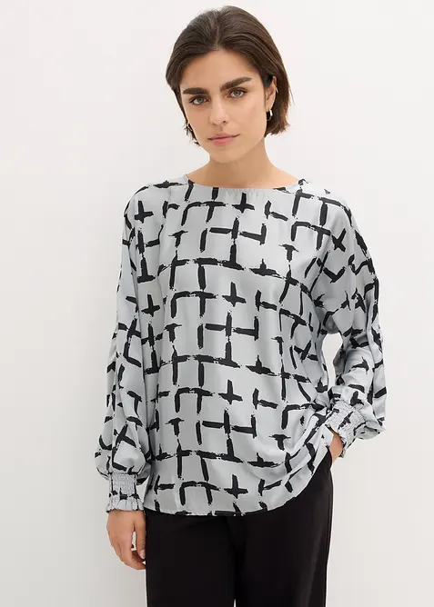 Blusa con maniche a pipistrello, bonprix