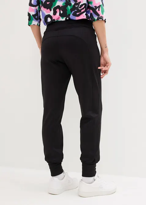 Pantaloni da jogging super elasticizzati con fodera morbida, bonprix