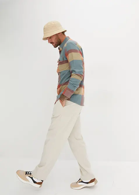 Camicia in flanella di puro cotone, bonprix