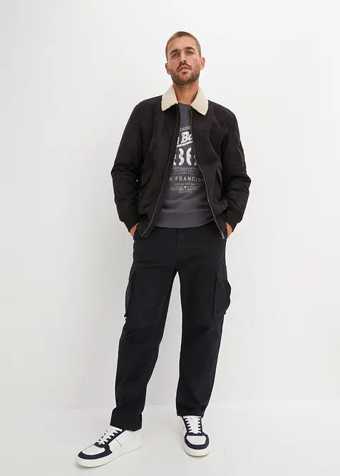 Felpa in morbido misto cotone, bonprix