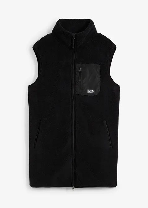Gilet in pile teddy, bonprix